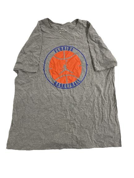 Scottie Lewis Florida Basketball Team-Issued Workout Shirt (Size XL)
