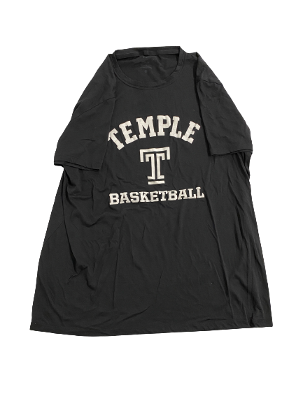 Khalif Battle Temple Basketball Team-Issued Workout Shirt (Size L)