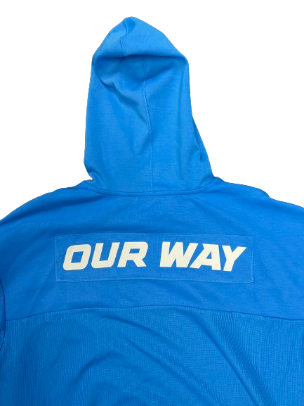 Joshua Kelley Los Angeles Chargers Player Exclusive "OUR WAY" Sweatshirt (Size XL)