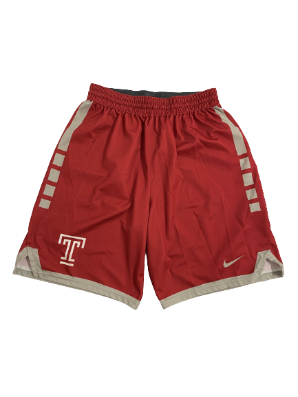 Khalif Battle Temple Basketball Player-Exclusive Practice Shorts (Size M)