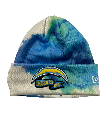 Joshua Kelley Los Angeles Chargers Team Issued Beanie Hat