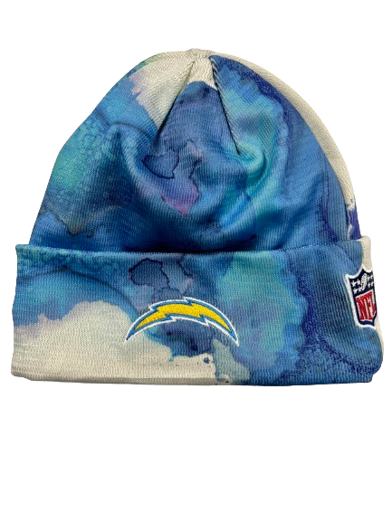 Joshua Kelley Los Angeles Chargers Team Issued Beanie Hat