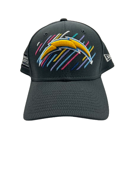 Joshua Kelley Los Angeles Chargers Team Issued "Intercept Cancer" Sideline Hat