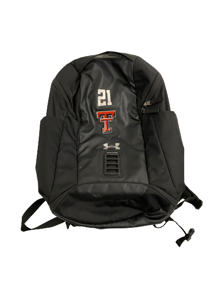 KJ Allen Texas Tech Basketball Player-Exclusive Travel Backpack With 