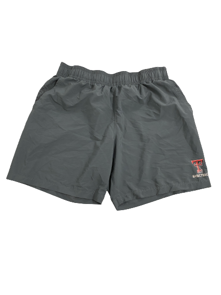 KJ Allen Texas Tech Basketball Team-Issued Workout Shorts (Size XL)