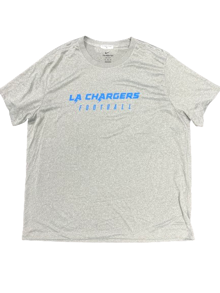 Joshua Kelley Los Angeles Chargers Team Issued T-Shirt (Size XXL)