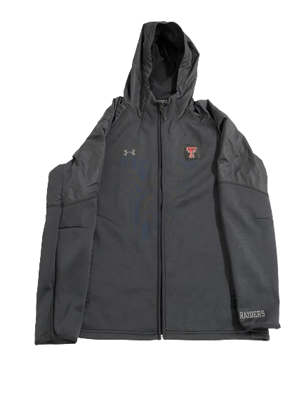 KJ Allen Texas Tech Basketball Team-Issued Zip-Up Jacket (Size XL)
