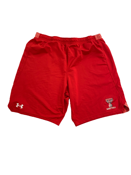 KJ Allen Texas Tech Basketball Team-Issued Shorts (Size XL)