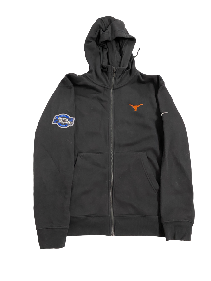 Rowan Brumbaugh Texas Basketball Player-Exclusive Sweet 16/Elite 8 Zip-Up Jacket (Size L)