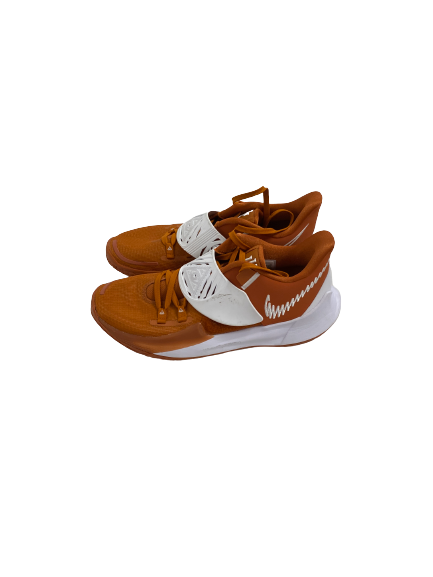 Rowan Brumbaugh Texas Basketball Team-Exclusive "KYRIE" Shoes (Size 12.5)