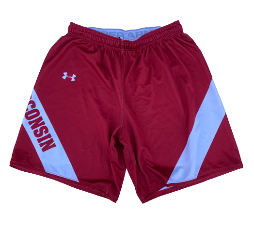 Wisconsin Basketball Team Exclusive Practice Shorts (Size L)