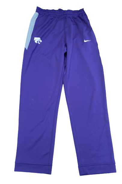 Mike McGuirl Kansas State Basketball Team Issued Sweatpants (Size LT)