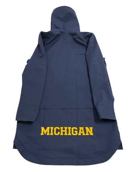 Emily Kiser Michigan Basketball Player-Exclusive Trench Coat Jacket (Size L)