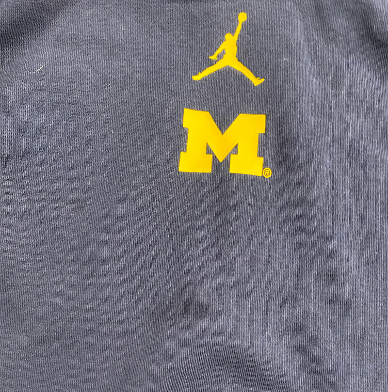 Jake Moody Michigan Football Team Issued Travel Sweatshirt (Size L)