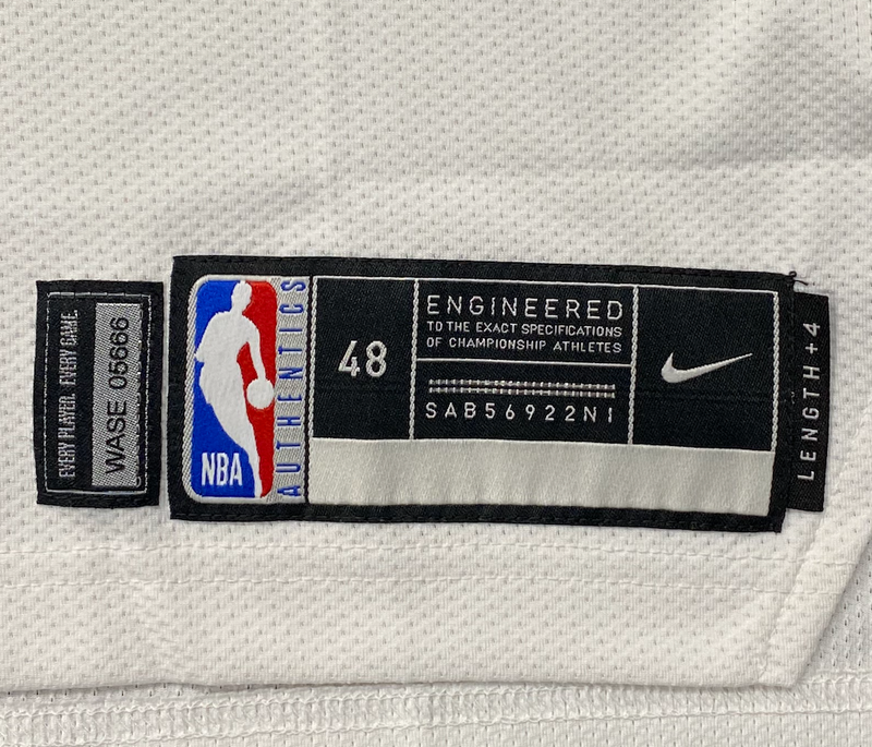 Jordan Schakel Washington Wizards Game Jersey With RARE No. 6 Bill Russell Patch (Size 48)