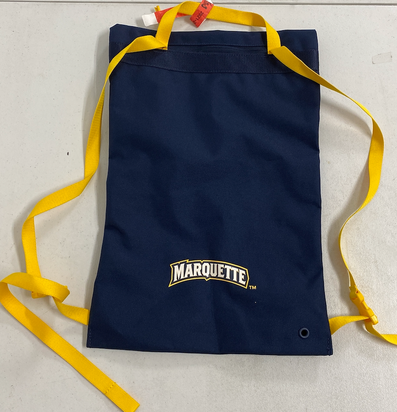 Zach Wrightsil Marquette Basketball Player-Exclusive Utility Gym Sack Bag