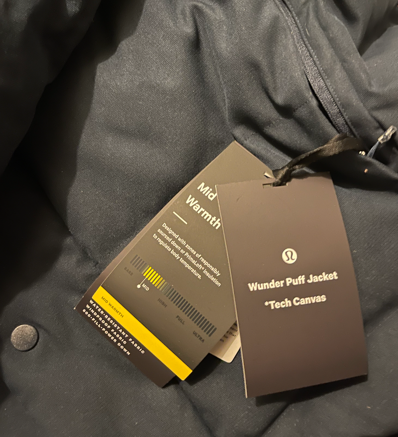 Michigan Football Team Exclusive PREMIUM LULULEMON Winter Jacket *RARE* (Size XL) - New with Tags