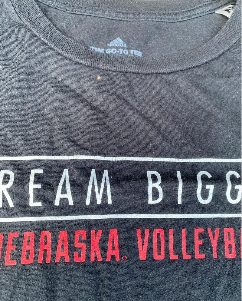 Ally Batenhorst Nebraska Volleyball Player Exclusive Workout Shirt (Size L)