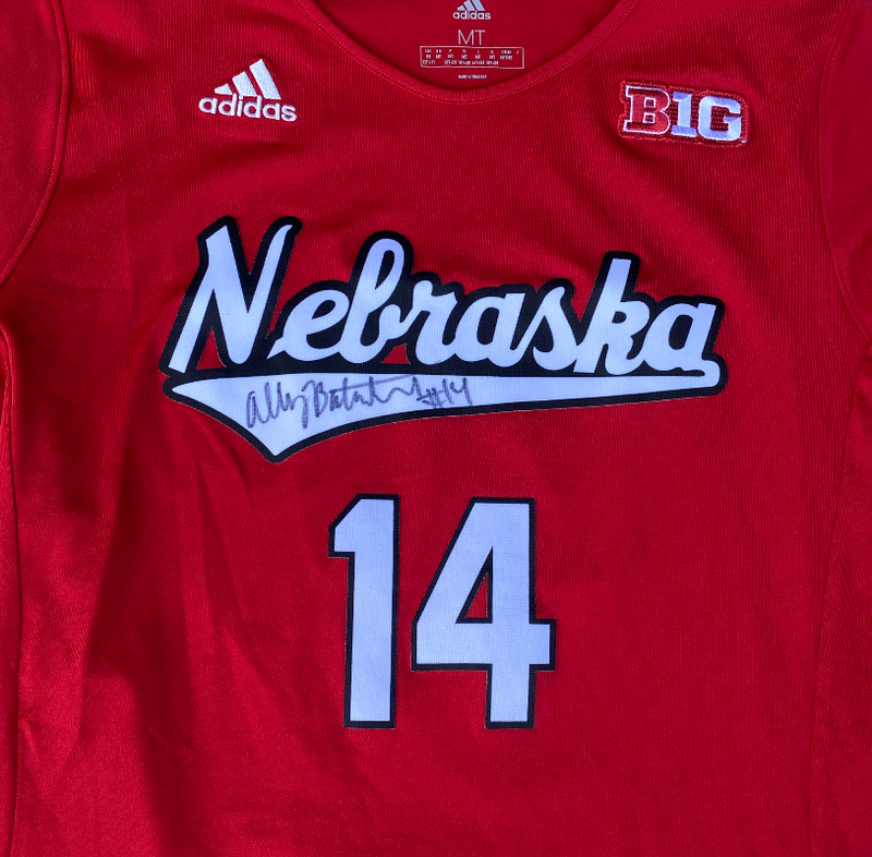 Ally Batenhorst Nebraska Volleyball Signed Game Jersey (Size MT)