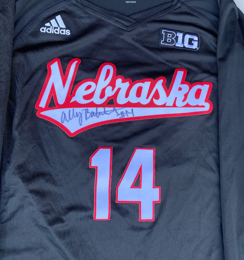 Ally Batenhorst Nebraska Volleyball Signed Game Jersey (Size L)