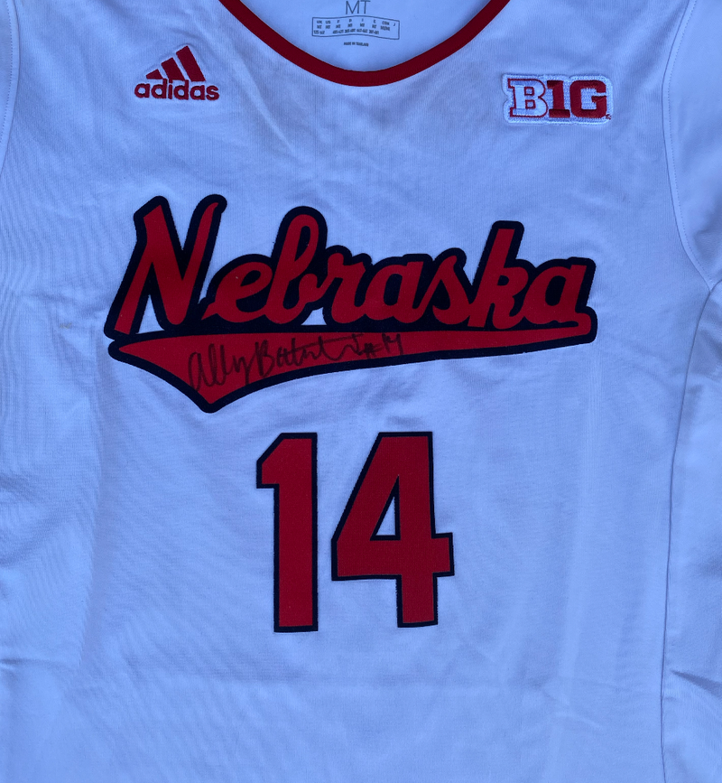 Ally Batenhorst Nebraska Volleyball Signed Game Jersey (Size MT)