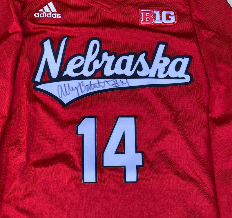 Ally Batenhorst Nebraska Volleyball Signed Game Jersey (Size L)