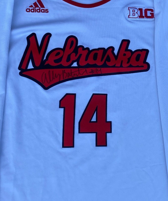 Ally Batenhorst Nebraska Volleyball Signed Game Jersey (Size MT)