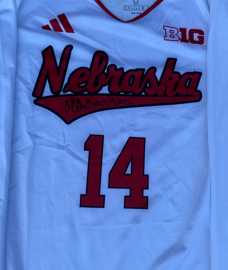 Ally Batenhorst Nebraska Volleyball Signed Game Jersey (Size M)