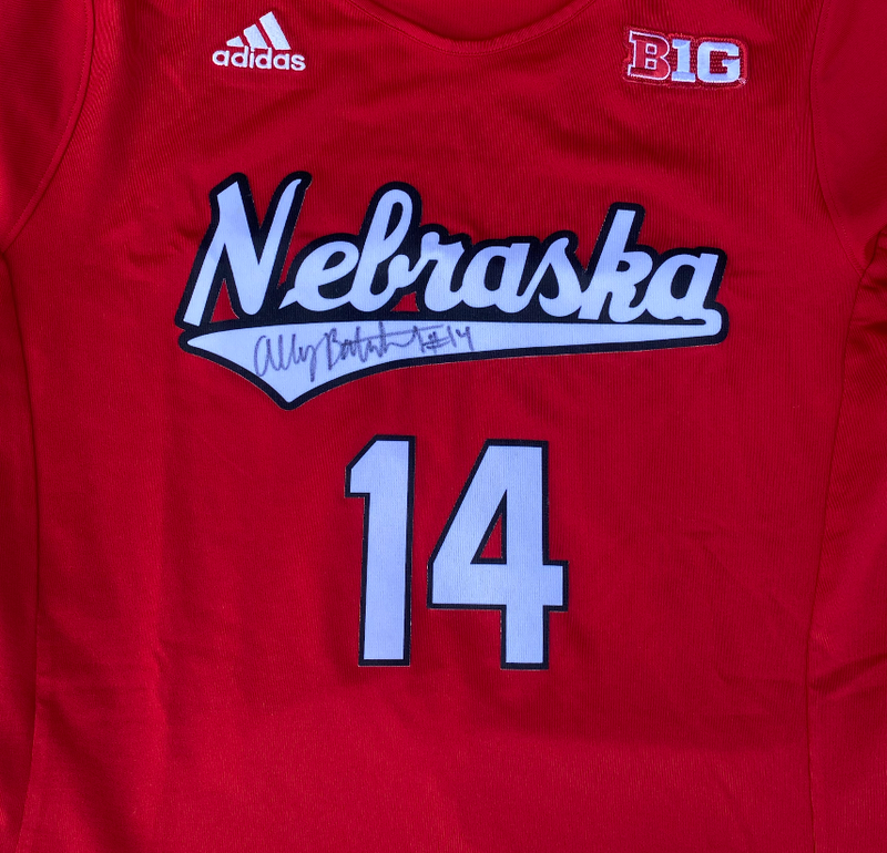 Ally Batenhorst Nebraska Volleyball Signed Game Jersey (Size MT)