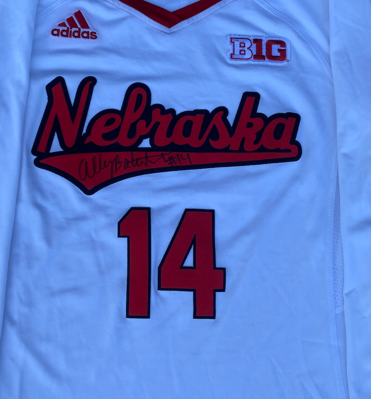 Ally Batenhorst Nebraska Volleyball Signed Game Jersey (Size M)