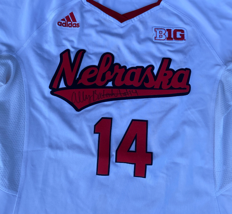 Ally Batenhorst Nebraska Volleyball Signed Game Jersey (Size L)