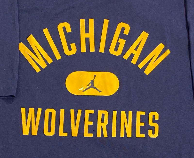 Jackson Selvala Michigan Basketball Team Issued Workout Shirt (Size XL)