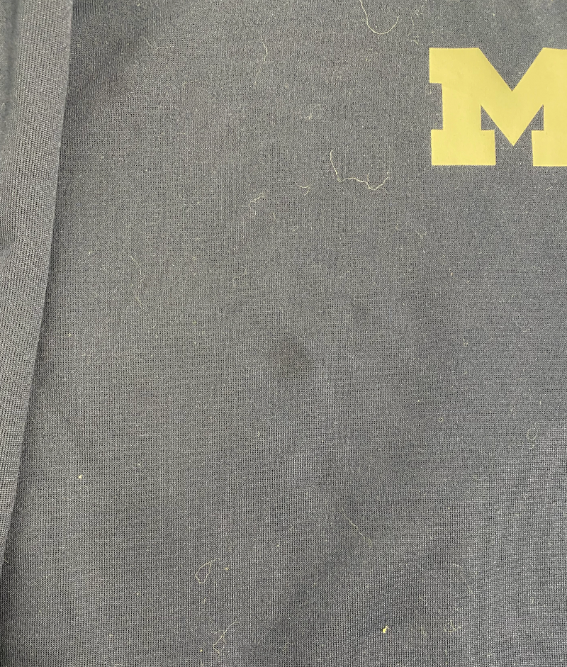 Jackson Selvala Michigan Basketball Team Issued Travel Sweatshirt (Size XLT)