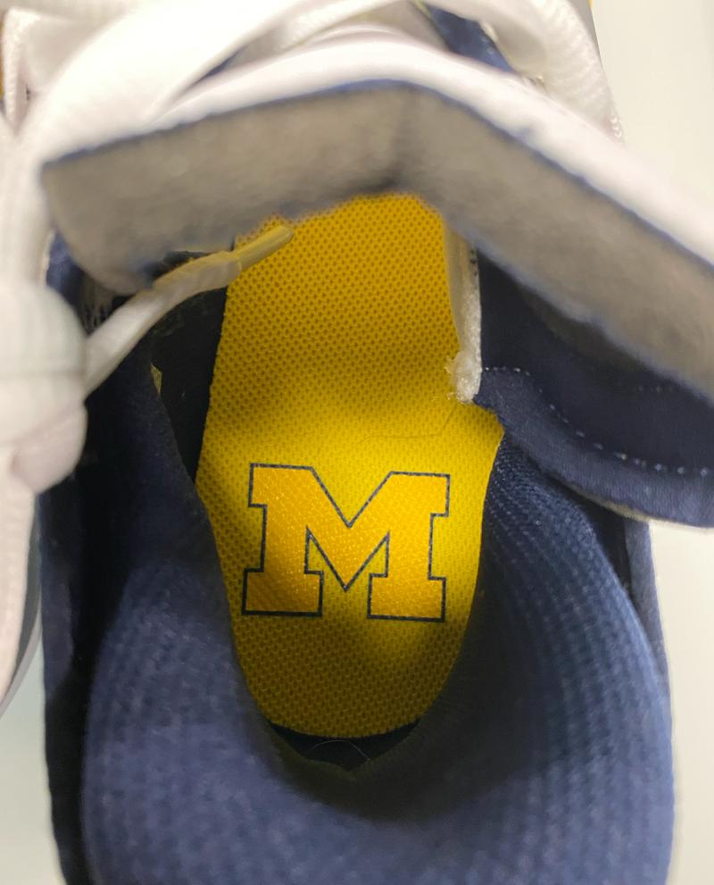 Jackson Selvala Michigan Basketball Player Exclusive Westbrook Shoes (Size 14) - New