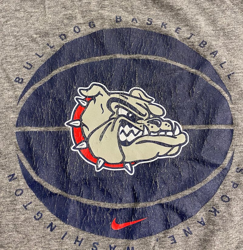 Kaden Perry Gonzaga Basketball Team Issued Workout Shirt (Size XL)