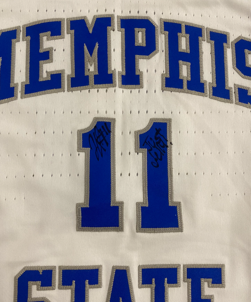 Jahvon Quinerly Memphis Basketball 2023-2024 Signed Game Worn Jersey