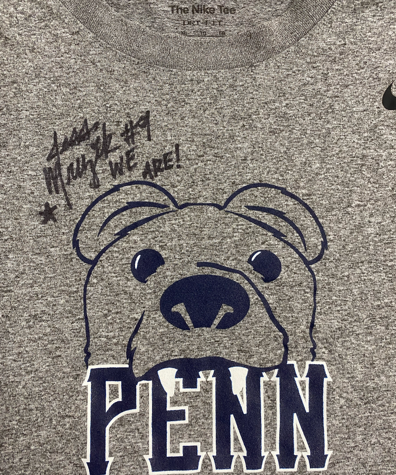 Jess Mruzik Penn State Volleyball SIGNED Player Exclusive Workout Shirt (Size XL)