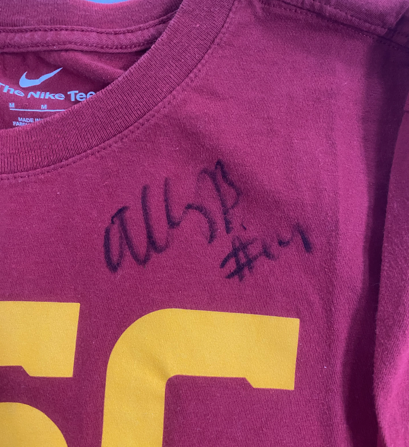 Ally Batenhorst USC Volleyball SIGNED Team Issued Workout Shirt (Size M)