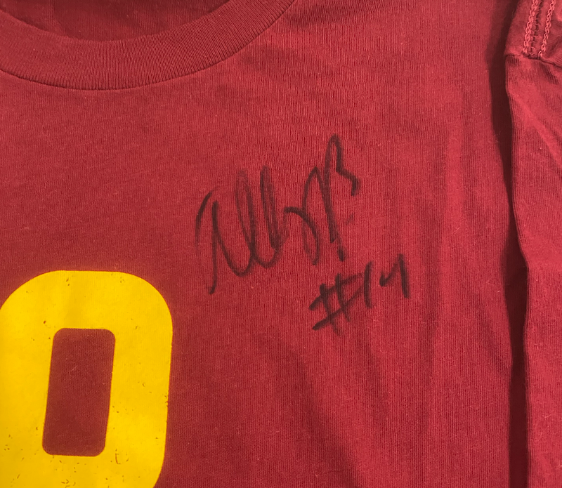 Ally Batenhorst USC Volleyball SIGNED Team Issued Workout Shirt (Size L)