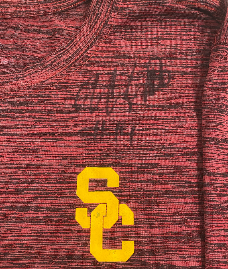 Ally Batenhorst USC Volleyball SIGNED Team Issued Workout Shirt (Size L)