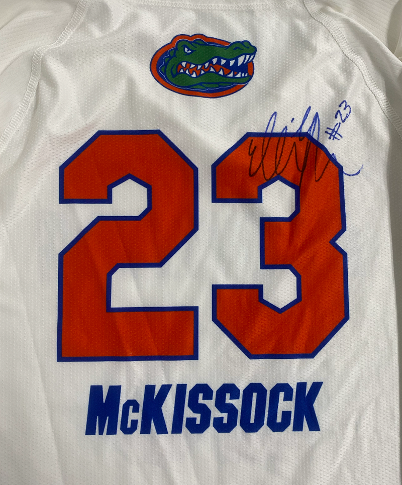 Elli McKissock Florida Volleyball SIGNED Game Worn Jersey (Size S)