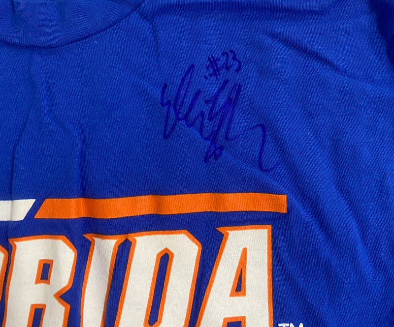 Elli McKissock Florida Volleyball SIGNED Player Exclusive Workout Shirt (Size M)