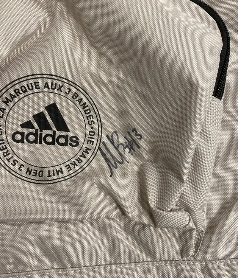Merritt Beason Nebraska Volleyball SIGNED Team Issued Adidas Drawstring Bag