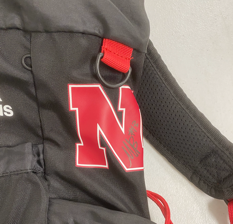 Merritt Beason Nebraska Volleyball SIGNED Player Exclusive Travel Backpack with 