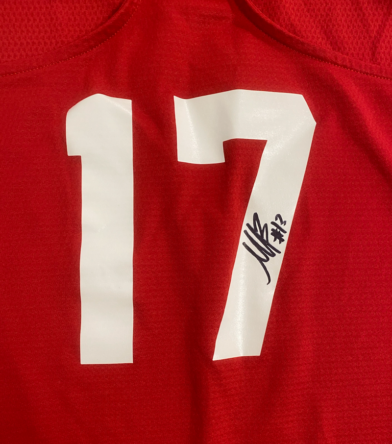 Merritt Beason Nebraska Beach Volleyball SIGNED Game Worn Jersey (Size L)