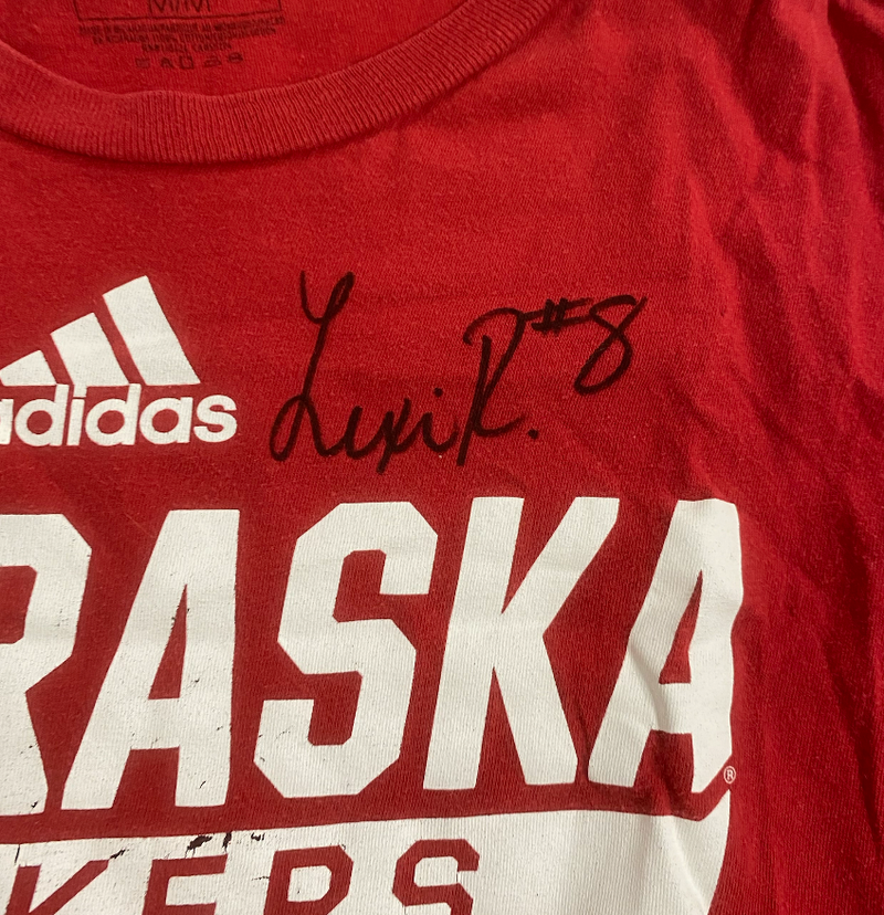 Lexi Rodriguez Nebraska Volleyball SIGNED Player Exclusive Practice Shirt (Size M)