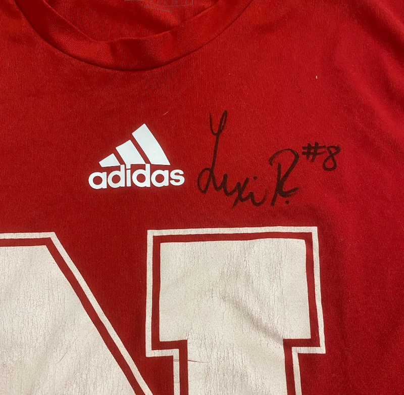 Lexi Rodriguez Nebraska Volleyball SIGNED Player Exclusive Practice Shirt (Size M)