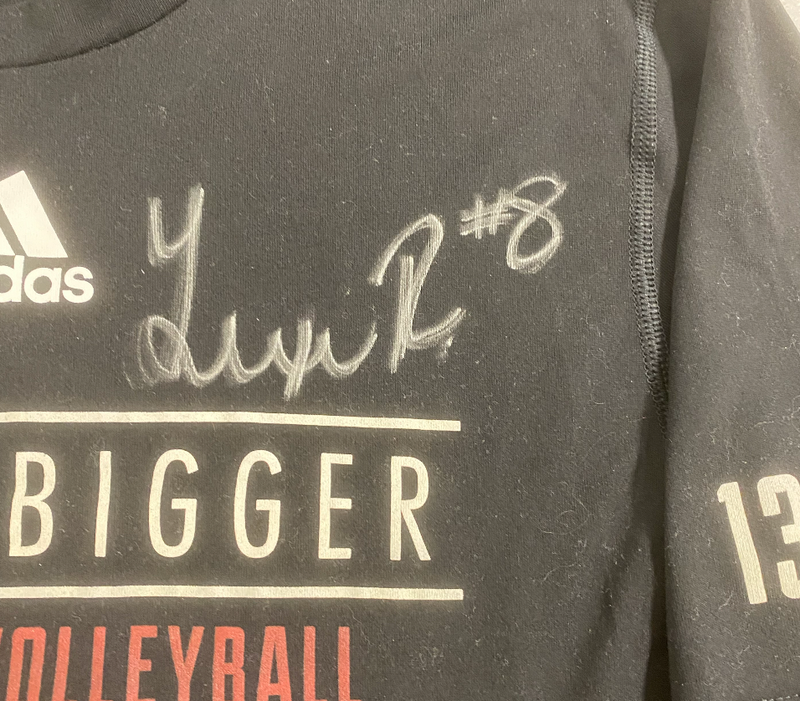 Lexi Rodriguez Nebraska Volleyball SIGNED Player Exclusive Practice Shirt (Size MT)