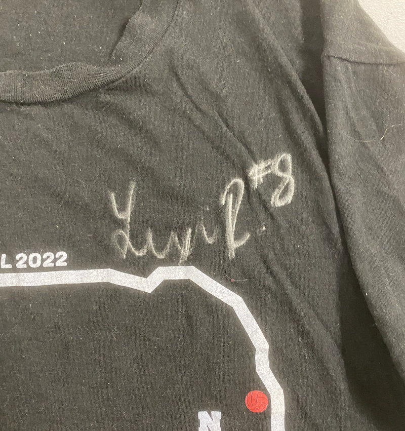 Lexi Rodriguez Nebraska Volleyball SIGNED Player Exclusive Practice Shirt (Size M)