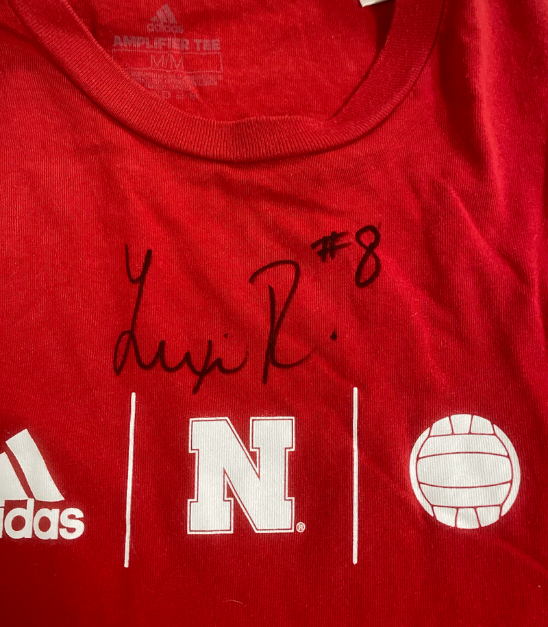 Lexi Rodriguez Nebraska Volleyball SIGNED Player Exclusive Long Sleeve Practice Shirt (Size M)